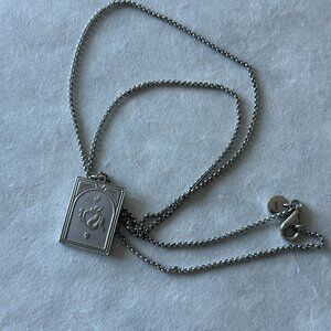 Tarot Lovers Pendant Silver